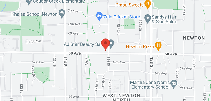 map of 12589 68 AVENUE